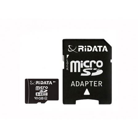 Ridata microSDHC 16GB High Speed Class 10  - رم میکرو اس دی 16 گیگابایت ری دیتا کلاس 10